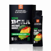 Быстрорастворимый комплекс веганских BCAA (апельсин-манго) - Fitness Catalyst 10 порций по 8 г