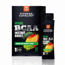 Быстрорастворимый комплекс веганских BCAA (апельсин-манго) - Fitness Catalyst 10 порций по 8 г